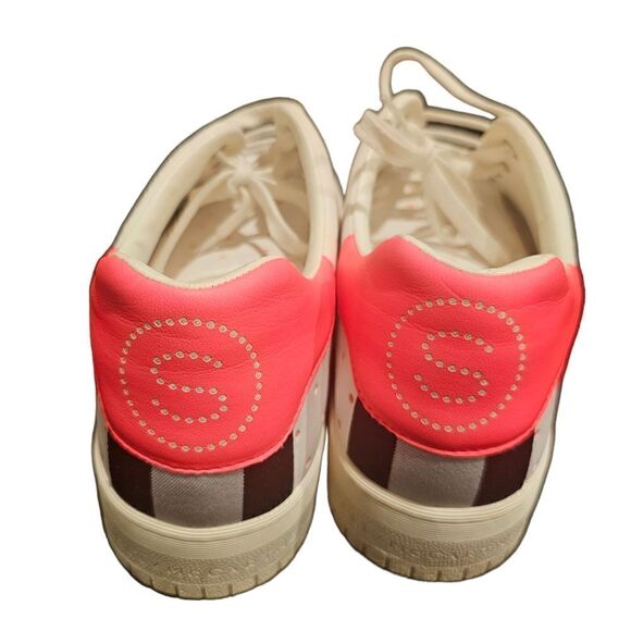STELLA MCCARTNEY Vegan/Eco Leather Low Top Sneaker - Size 38 / 7 - Picture 4 of 9